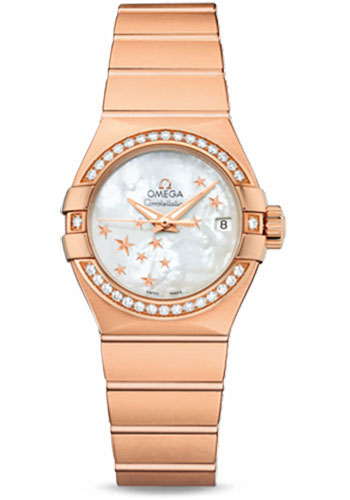 Omega Watches - Constellation Chronometer 27 mm Red Gold - Style No: 123.55.27.20.05.003
