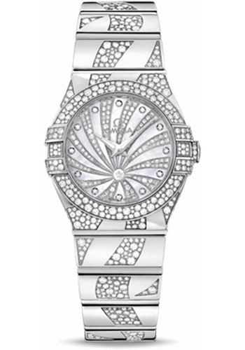 Omega Watches - Constellation Luxury Edition 27 mm White Gold - Style No: 123.55.27.60.55.012