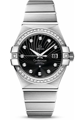 Omega Watches - Constellation Chronometer 31 mm Brushed White Gold - Style No: 123.55.31.20.51.001