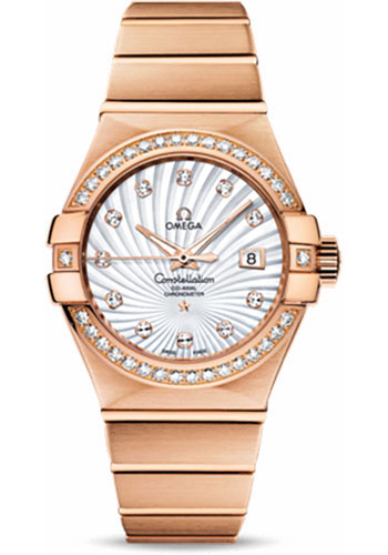 Omega Watches - Constellation Chronometer 31 mm Brushed Red Gold - Style No: 123.55.31.20.55.001