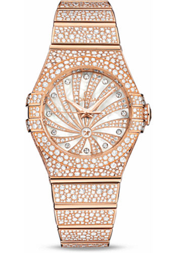 Omega Watches - Constellation Luxury Edition 31 mm Red Gold - Style No: 123.55.31.20.55.006