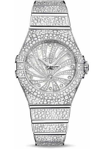 Omega Watches - Constellation Luxury Edition 31 mm White Gold - Style No: 123.55.31.20.55.007