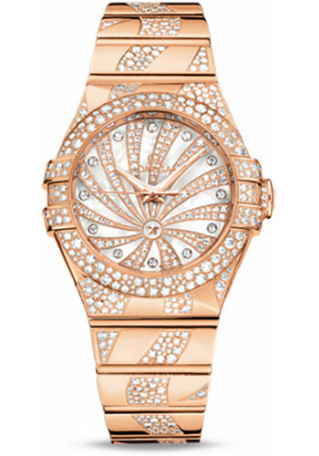 Omega Watches - Constellation Luxury Edition 31 mm Red Gold - Style No: 123.55.31.20.55.008