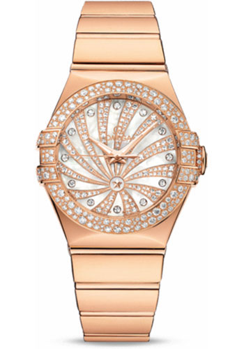 Omega Watches - Constellation Luxury Edition 31 mm Red Gold - Style No: 123.55.31.20.55.010