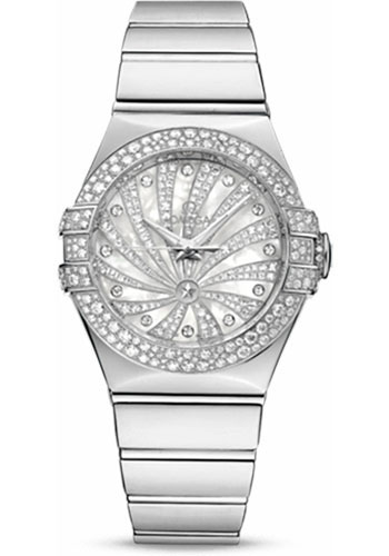 Omega Watches - Constellation Luxury Edition 31 mm White Gold - Style No: 123.55.31.20.55.011