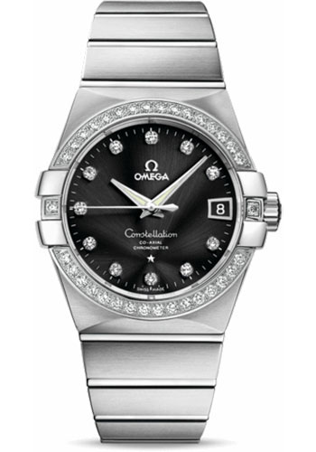 Omega Watches - Constellation Chronometer 38 mm Brushed White Gold - Style No: 123.55.38.21.51.001