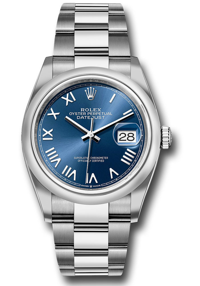 Rolex Watches - Datejust 36 Steel - Domed Bezel - Oyster - Style No: 126200 blunro