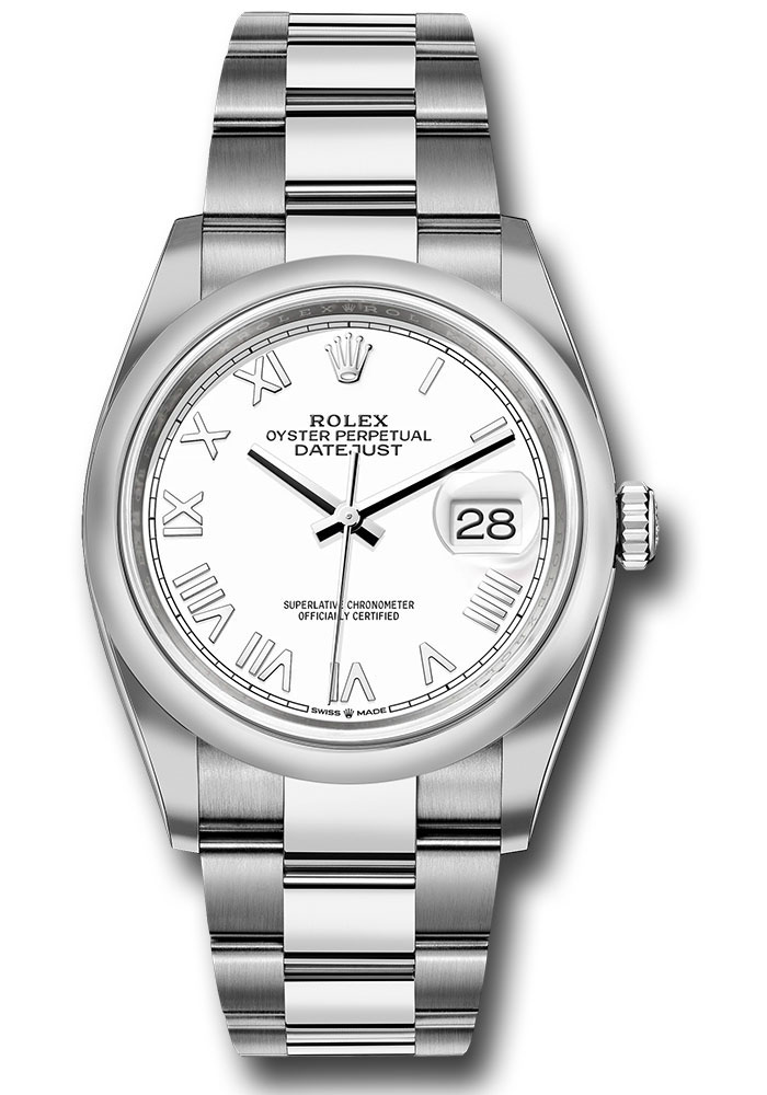 Rolex Watches - Datejust 36 Steel - Domed Bezel - Oyster - Style No: 126200 whnro