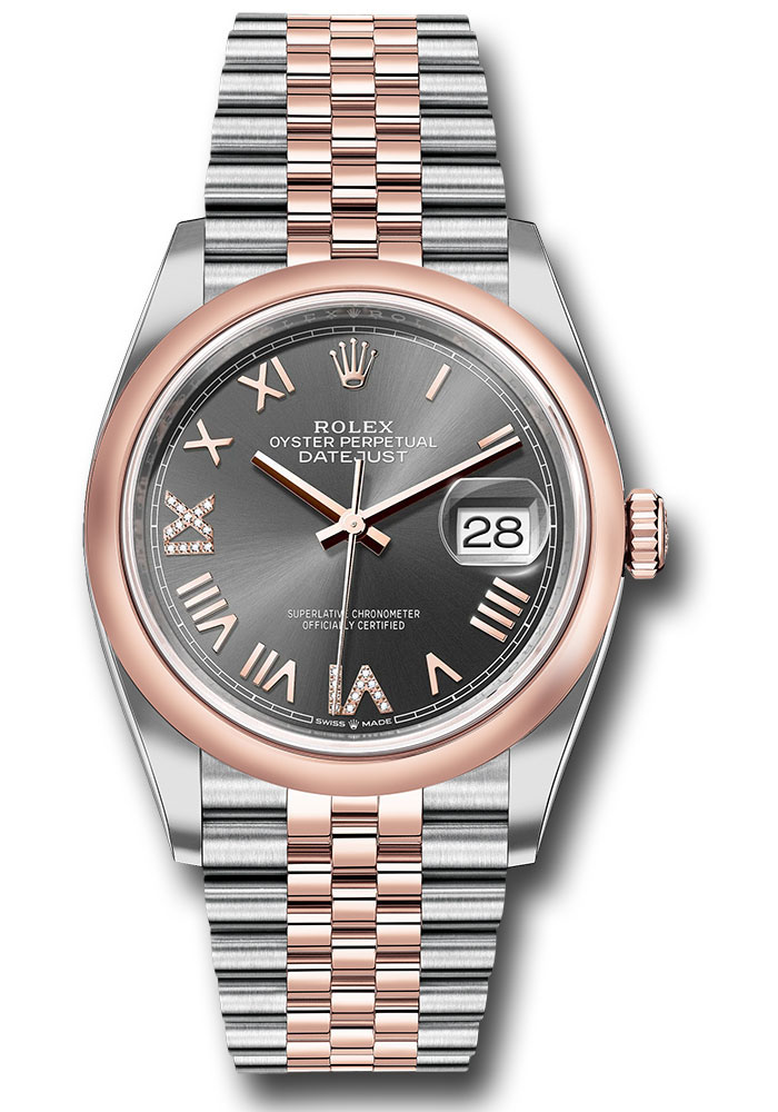 Rolex Watches - Datejust 36 Steel and Pink Gold - Domed Bezel - Jubilee - Style No: 126201 slgdnr69j