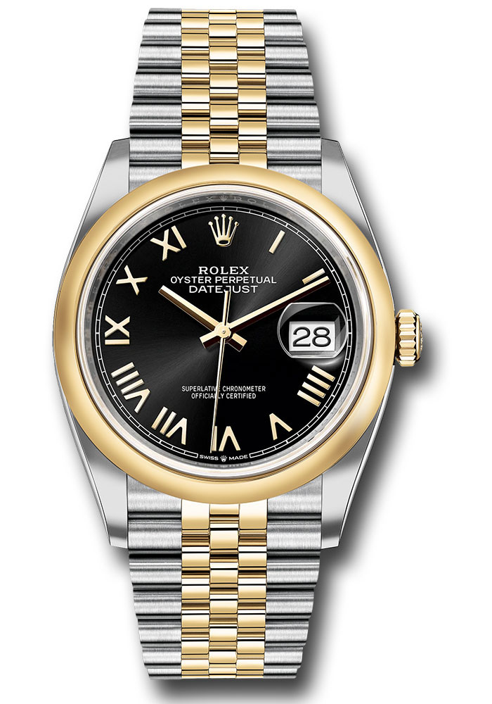Rolex Watches - Datejust 36 Steel and Yellow Gold - Domed Bezel - Jubilee - Style No: 126203 bknrj