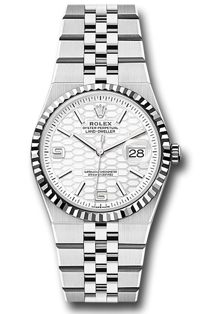 Rolex Watches - Land-Dweller 36 Steel and White Gold - Style No: 127234 whmj