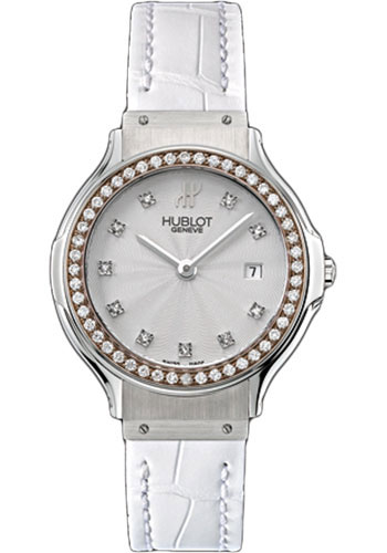 Hublot Watches - Classic 32mm Stainless Steel With Diamonds - Style No: 1405.AF24.1.014.1.croco