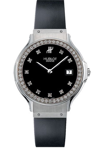 Hublot Watches - Classic 32mm Stainless Steel With Diamonds - Style No: 1405.NE24.1.014