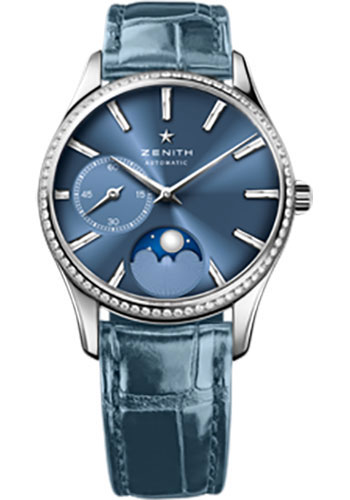 Zenith Watches - Elite Lady Ultra Thin Moonphase Stainless Steel - Style No: 16.2310.692/51.C705