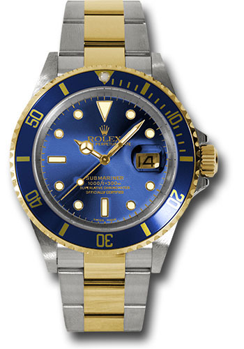 Rolex Watches - Submariner Steel and Gold - Style No: 16613BLU