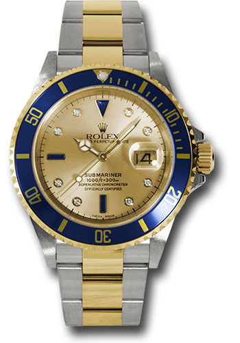 Rolex Watches - Submariner Steel and Gold - Style No: 16613chser