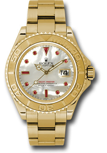 Rolex Watches - Yacht-Master Mens Gold - Style No: 16628 mop