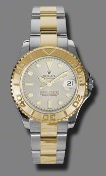 Rolex Watches - Yacht-Master Mid-Size Steel and Gold - Style No: 168623
