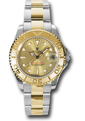 Rolex Watches - Yacht-Master Mid-Size Steel and Gold - Style No: 168623ch