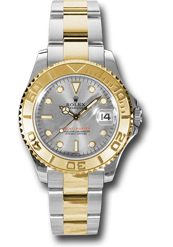 Rolex Watches - Yacht-Master Mid-Size Steel and Gold - Style No: 168623 pl