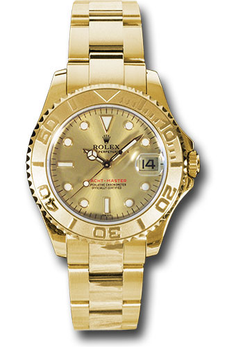 Rolex Watches - Yacht-Master Mid-Size Gold - Style No: 168628 ch