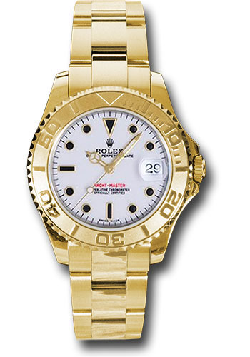 Rolex Watches - Yacht-Master Mid-Size Gold - Style No: 168628 w