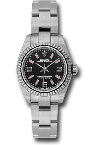 Rolex Watches - Oyster Perpetual No-Date Lady - Fluted Bezel - Style No: 176234 bkapio