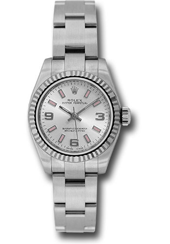 Rolex Watches - Oyster Perpetual No-Date Lady - Fluted Bezel - Style No: 176234 sapio