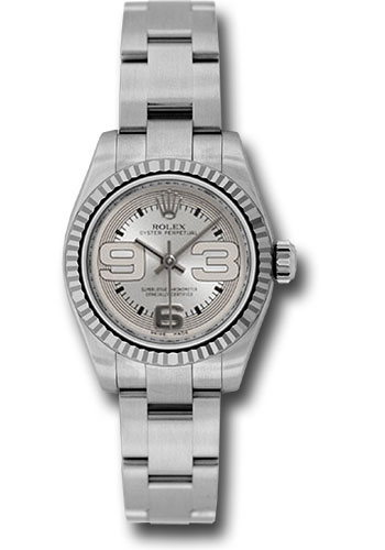 Rolex Watches - Oyster Perpetual No-Date Lady - Fluted Bezel - Style No: 176234 smao