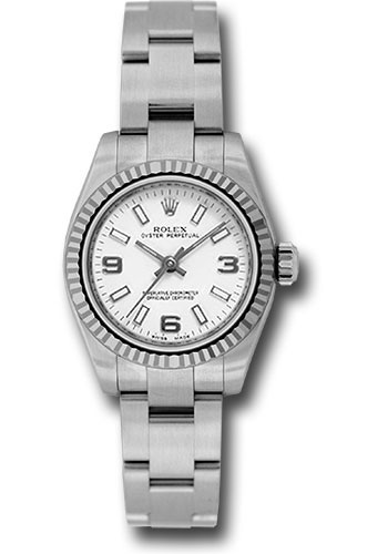 Rolex Watches - Oyster Perpetual No-Date Lady - Fluted Bezel - Style No: 176234 waio