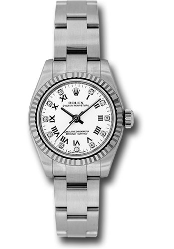 Rolex Watches - Oyster Perpetual No-Date Lady - Fluted Bezel - Style No: 176234 wdo