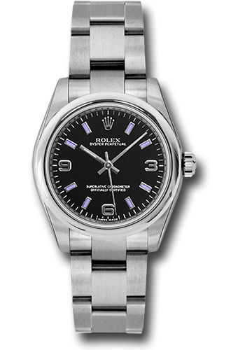 Rolex Watches - Oyster Perpetual No-Date Mid-Size - 31mm - Domed Bezel - Style No: 177200 bkablio