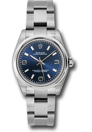 Rolex Watches - Oyster Perpetual No-Date Mid-Size - 31mm - Domed Bezel - Style No: 177200 blaio