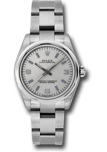 Rolex Watches - Oyster Perpetual No-Date Mid-Size - 31mm - Domed Bezel - Style No: 177200 sblio