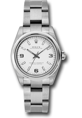 Rolex Watches - Oyster Perpetual No-Date Mid-Size - 31mm - Domed Bezel - Style No: 177200 waio
