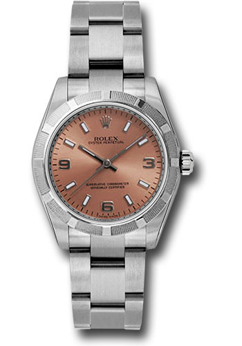Rolex Watches - Oyster Perpetual No-Date Mid-Size - 31mm - Engine Turned - Style No: 177210 paio