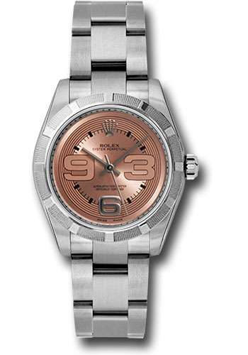 Rolex Watches - Oyster Perpetual No-Date Mid-Size - 31mm - Engine Turned - Style No: 177210 pmao
