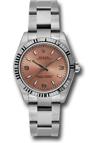 Rolex Watches - Oyster Perpetual No-Date Mid-Size - 31mm - Fluted Bezel - Style No: 177234 paio