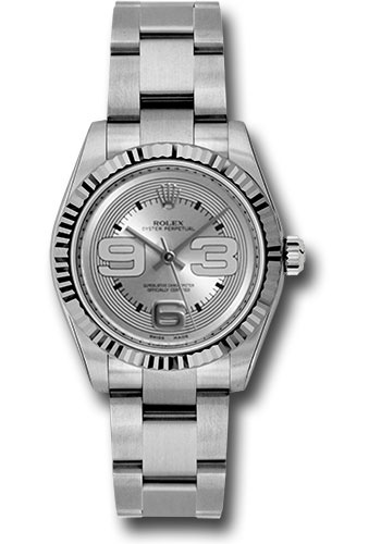Rolex Watches - Oyster Perpetual No-Date Mid-Size - 31mm - Fluted Bezel - Style No: 177234 smao