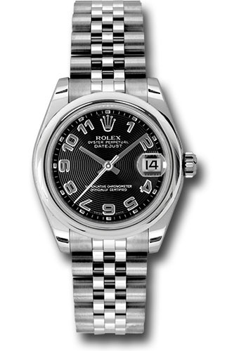 Rolex Watches - Datejust Mid-Size - Steel Domed Bezel - Jubilee Bracelet - Style No: 178240bkcaj