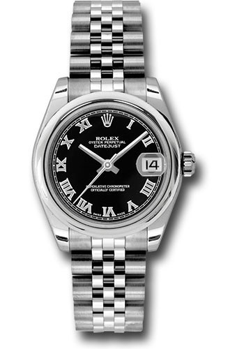 Rolex Watches - Datejust Mid-Size - Steel Domed Bezel - Jubilee Bracelet - Style No: 178240bkrj