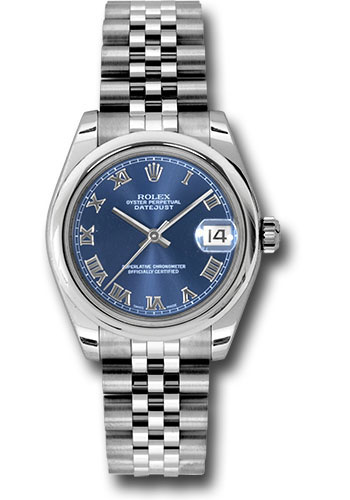 Rolex Watches - Datejust Mid-Size - Steel Domed Bezel - Jubilee Bracelet - Style No: 178240brj