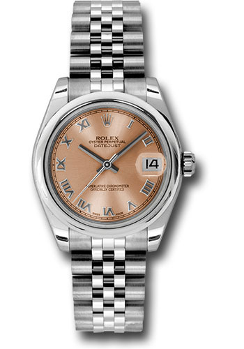 Rolex Watches - Datejust Mid-Size - Steel Domed Bezel - Jubilee Bracelet - Style No: 178240crj