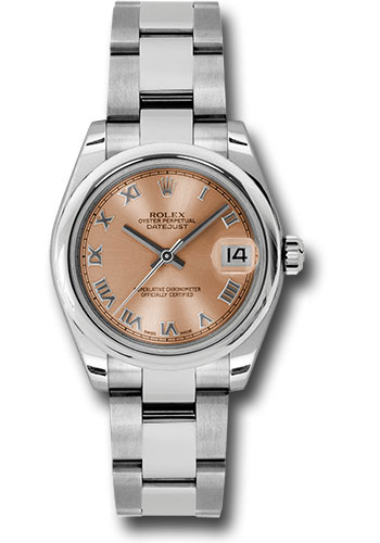 Rolex Watches - Datejust Mid-Size - Steel Domed Bezel - Oyster Bracelet - Style No: 178240cro