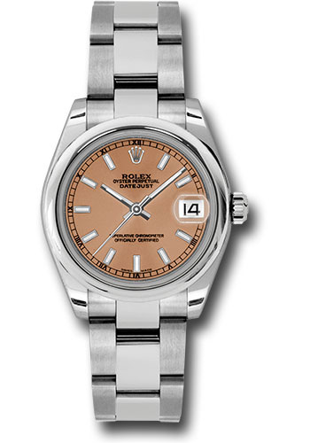 Rolex Watches - Datejust Mid-Size - Steel Domed Bezel - Oyster Bracelet - Style No: 178240cso