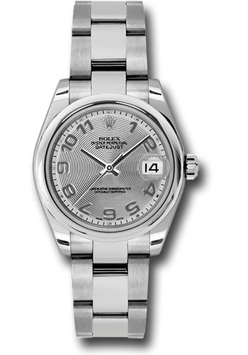 Rolex Watches - Datejust Mid-Size - Steel Domed Bezel - Oyster Bracelet - Style No: 178240scao