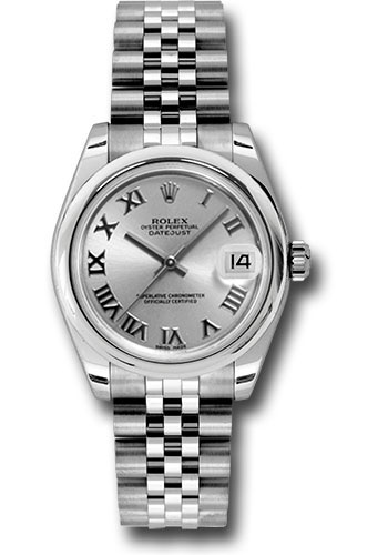 Rolex Watches - Datejust Mid-Size - Steel Domed Bezel - Jubilee Bracelet - Style No: 178240srj