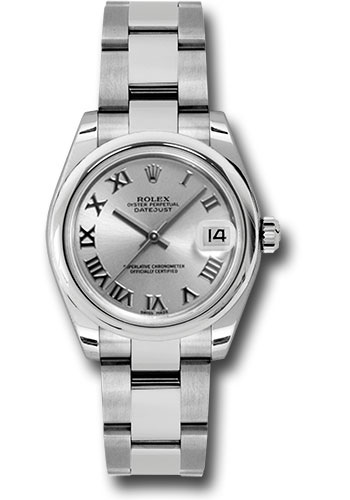Rolex Watches - Datejust Mid-Size - Steel Domed Bezel - Oyster Bracelet - Style No: 178240sro