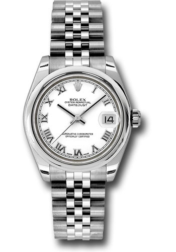 Rolex Watches - Datejust Mid-Size - Steel Domed Bezel - Jubilee Bracelet - Style No: 178240wrj