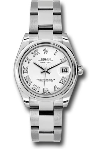 Rolex Watches - Datejust Mid-Size - Steel Domed Bezel - Oyster Bracelet - Style No: 178240wro
